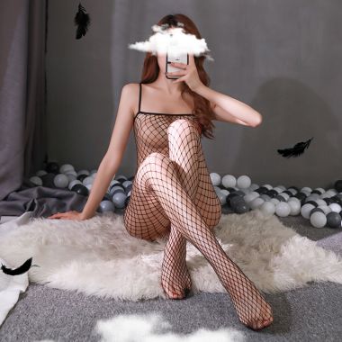 （情趣内衣）羞羞宝贝诱惑开档网衣